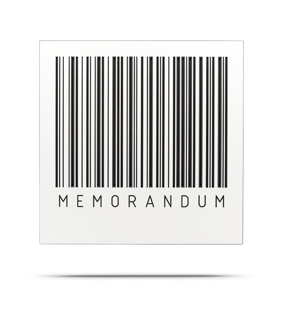 BARCODE BOARD „Memorandum“