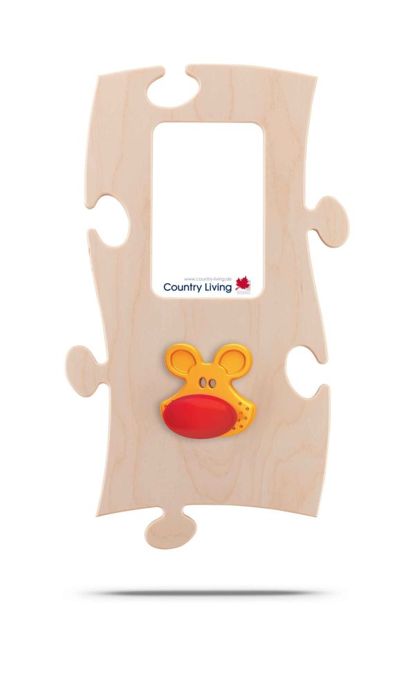 PUZZLES+ Garderobe „Marion Maus“ / Rahmen 10 x 15 cm