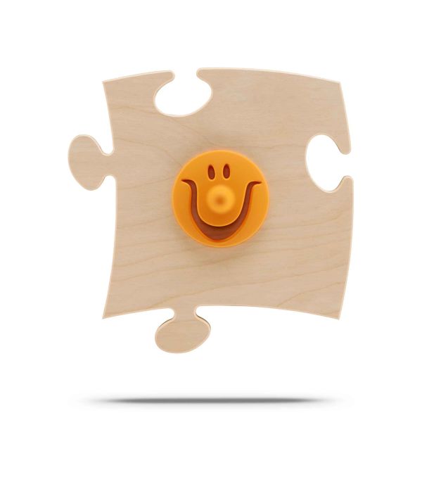 PUZZLES+ Garderobe „Smiley Sam“