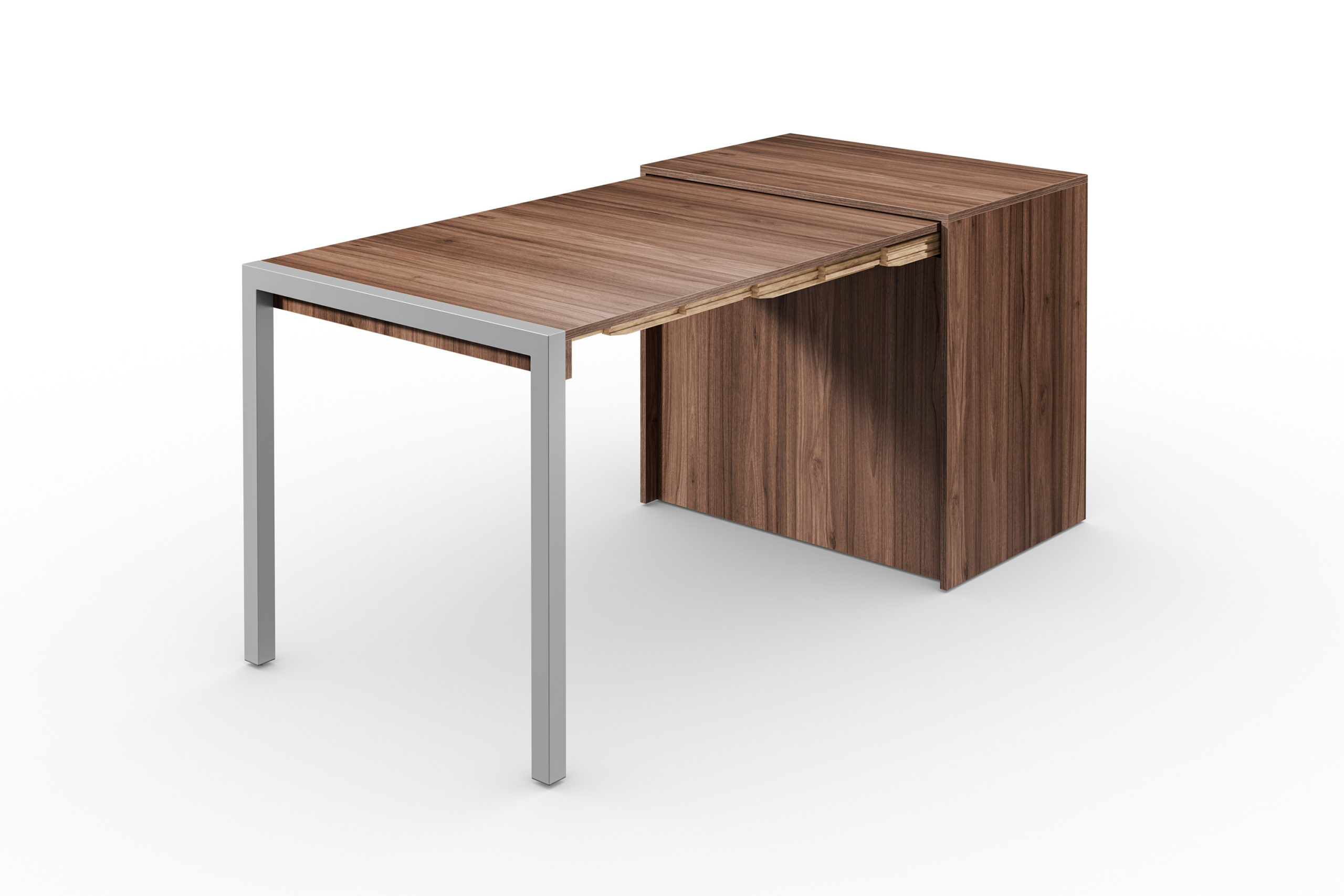 Sideboard mit ausziehbarem Schreibtisch, Nußbaum/Nußbaum - ALWIN'S ROOM &  BOARD SIDEBOARD - Country-Living Onlineshop