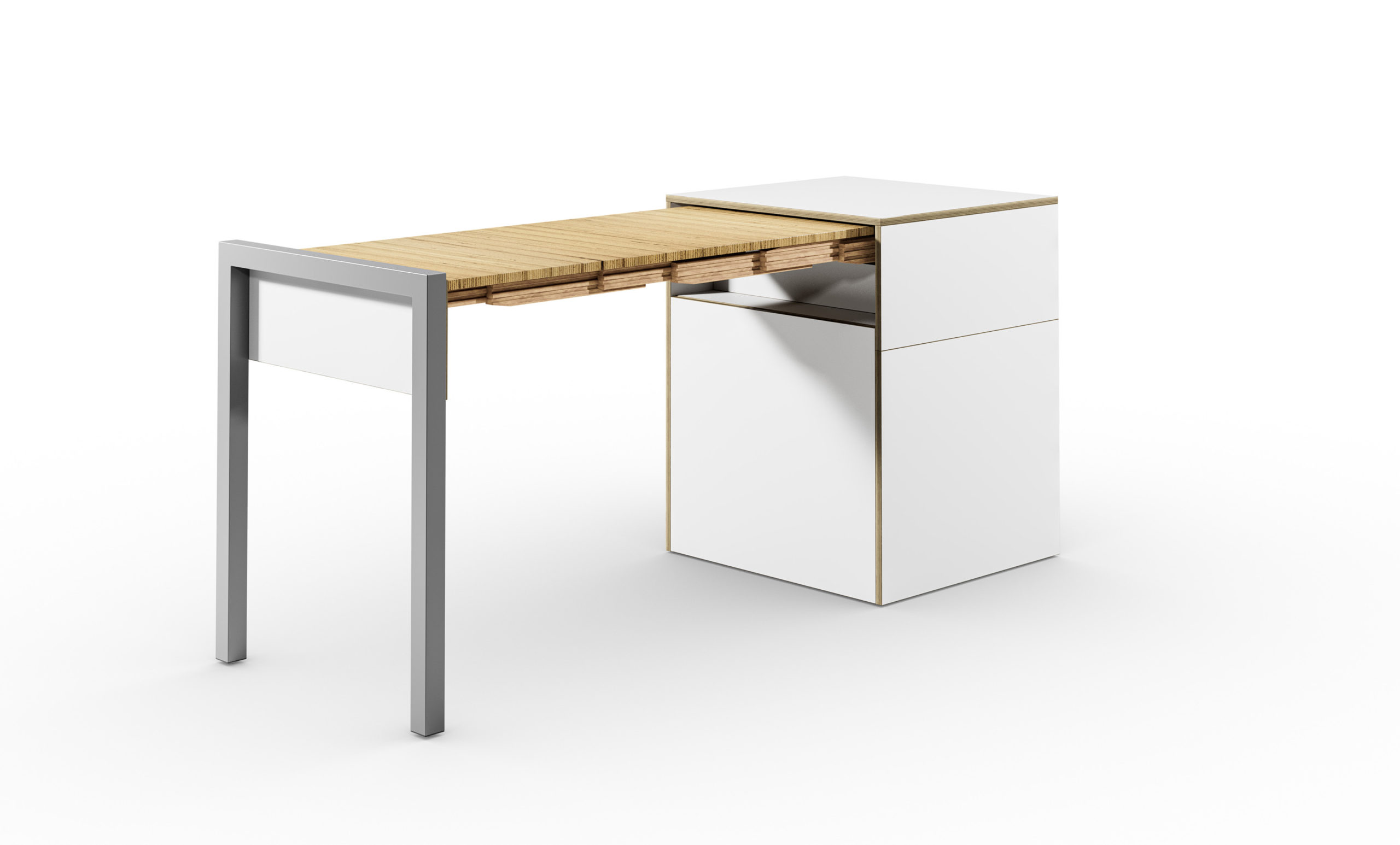 ALWIN SPACE BOX Tuer geschlossen weiss Buche scaled