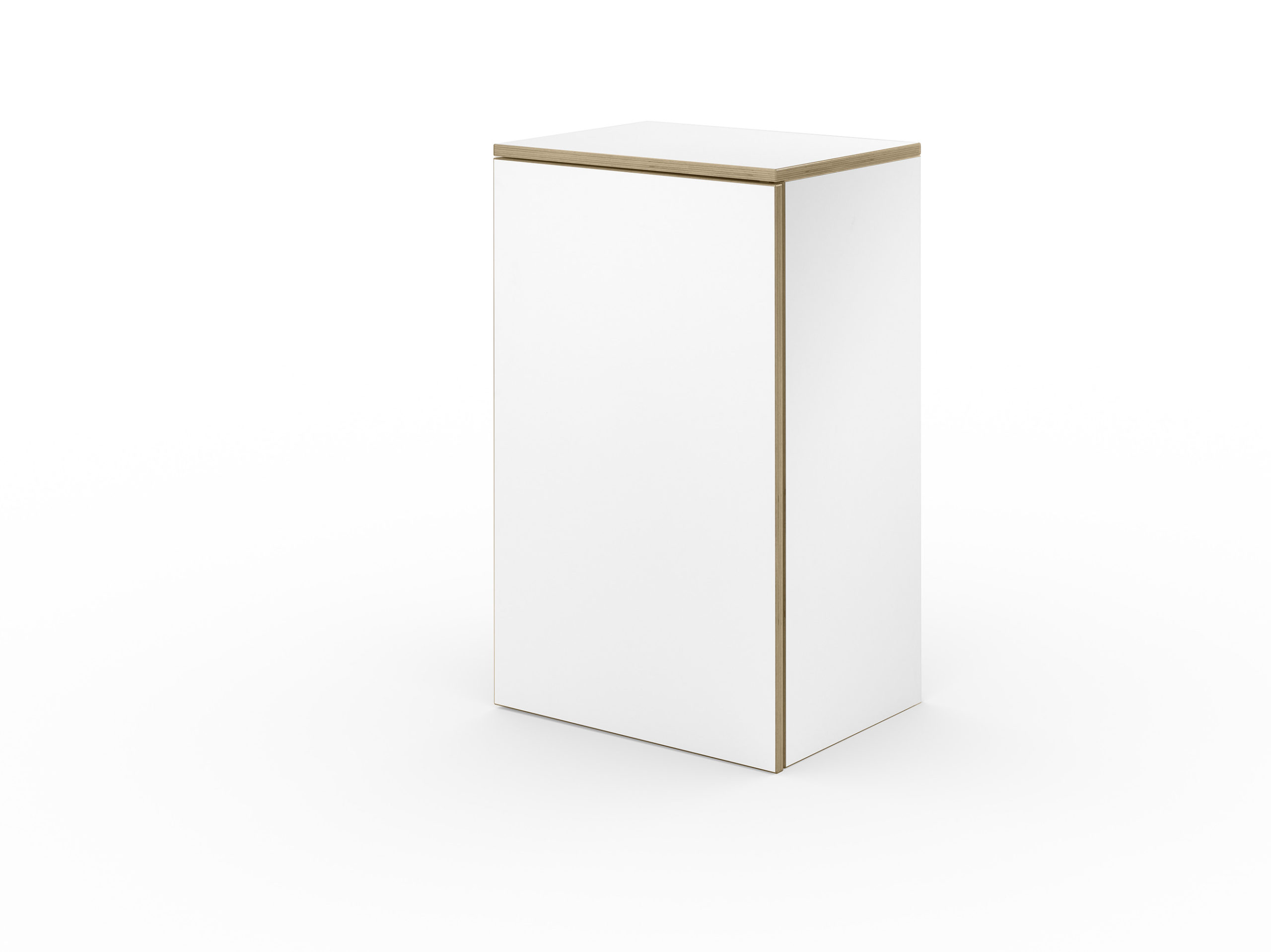 CL Cabinet Weiss Tuer Links geschlossen 1 scaled