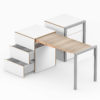 ALWIN SPACE BOX Schubladen 2er Gruppe Weiss slider